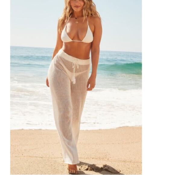Swimsuits for all CAMILLE KOSTEK CROCHET BEACH PANT - Picture 1 of 7